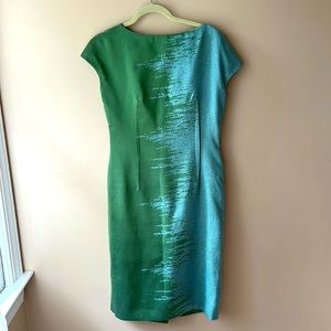 Lela Rose Green Dress